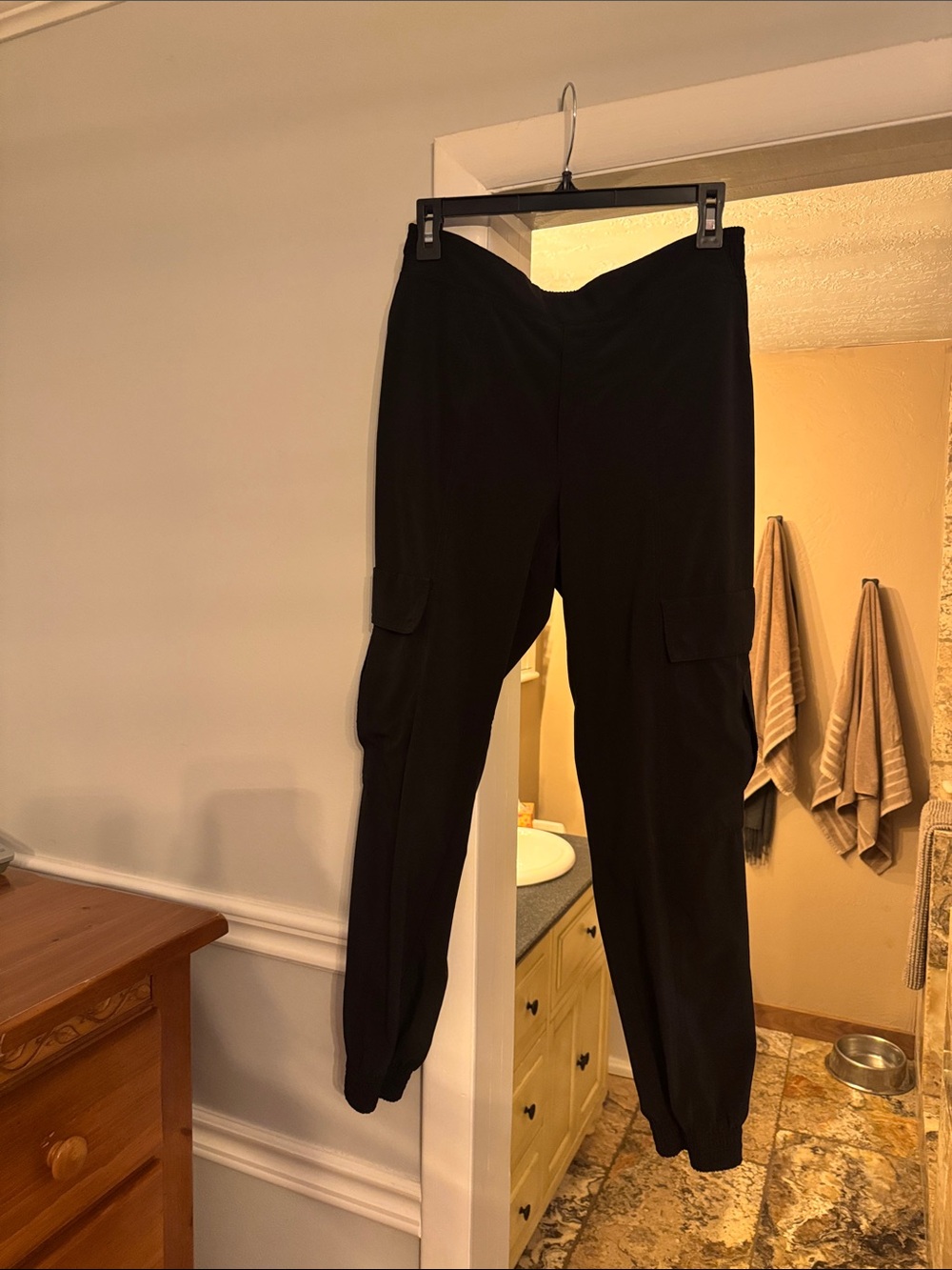 Athleta Black Cargo Joggers for Women